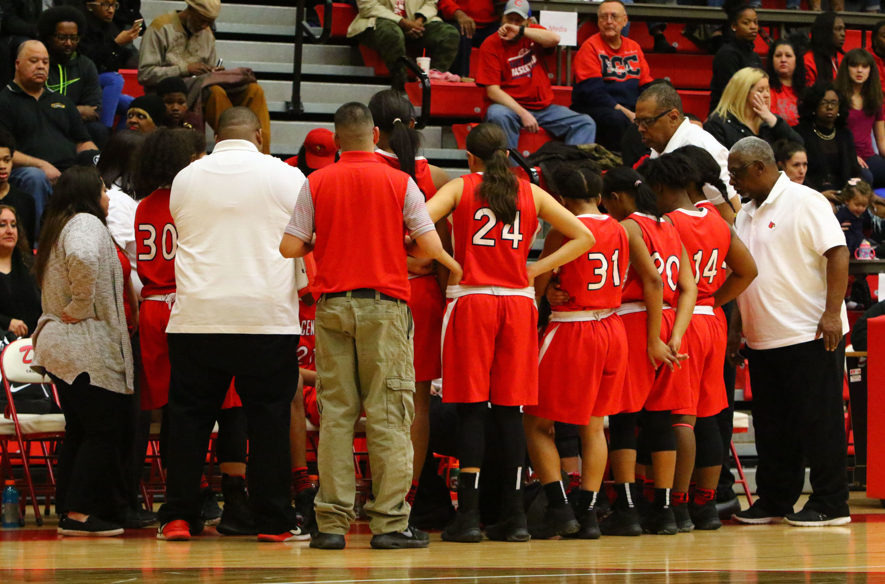 Gallery: Girls Basketball Sectional Finals - E.C. Central vs. Lake Central